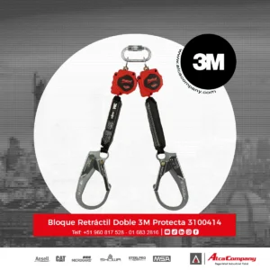 Bloque Retráctil Doble 3M Protecta 3100414