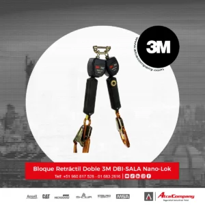 Bloque Retráctil Doble 3M DBI-SALA Nano-Lok 3101277