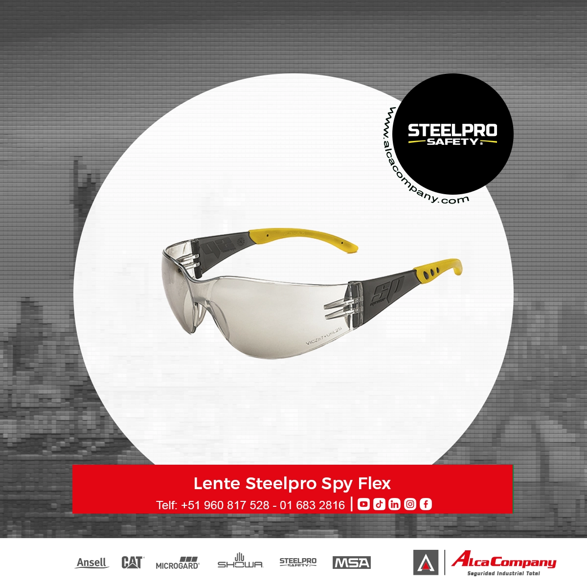 Lente Steelpro Spy Flex