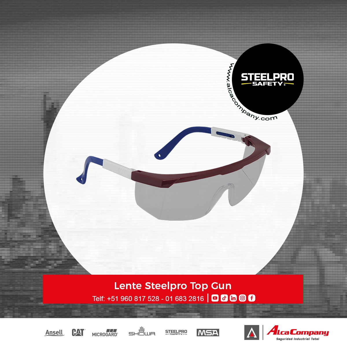 Lente Steelpro Top Gun