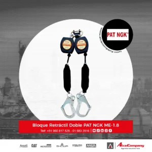 Bloque Retráctil Doble PAT NGK ME-1.8