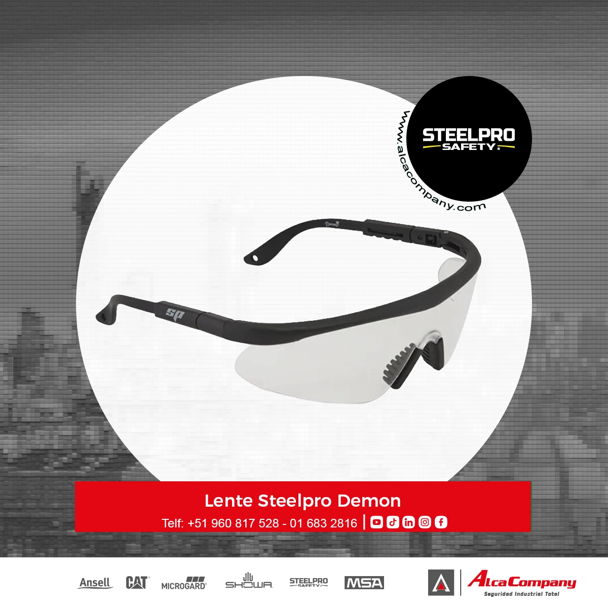 Lente Steelpro Demon
