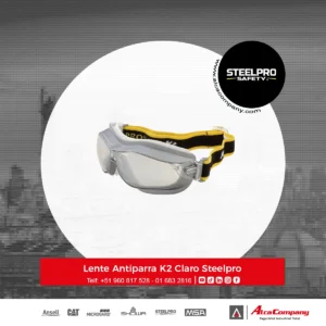 Lente Antiparra K2 Claro Steelpro