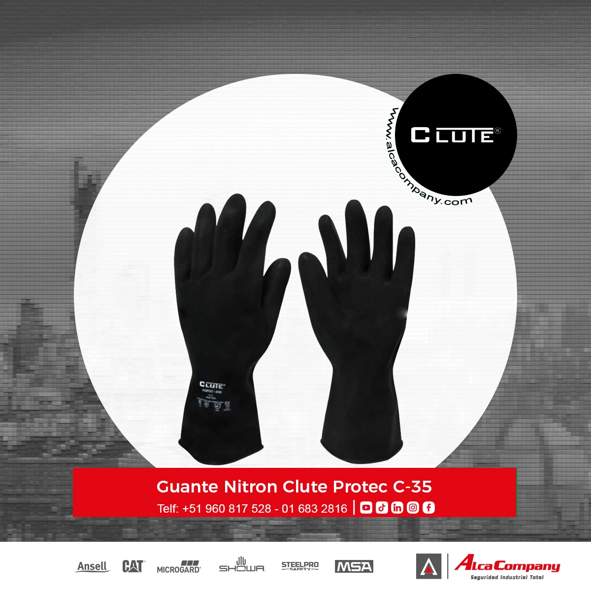 Guante Nitron Clute Protec C-35
