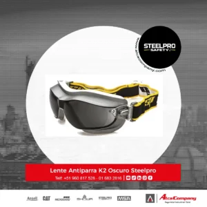 Lente Antiparra K2 Oscuro Steelpro