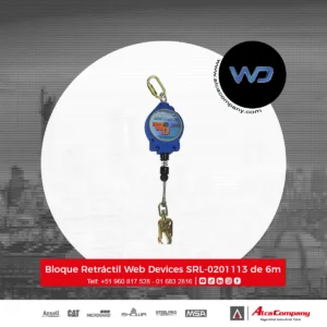 Bloque Retráctil Web Devices SRL-0201113 de 6m (20')
