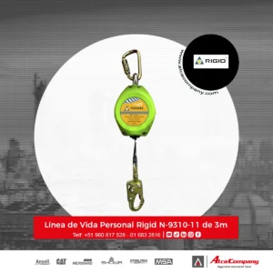 Línea de Vida Personal Rigid N-9310-11 de 3m