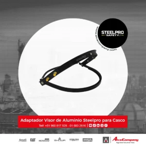 Adaptador de Visor de Aluminio Steelpro para Casco