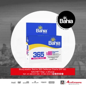 Bloqueador Bahia 365 Defensa Diaria SPF 60