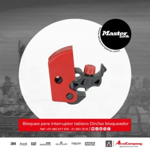 Bloqueo para interruptor tablero Din/Iso bloqueador universal