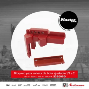 Bloqueo para valvula de bola ajustable 1/2 a 2