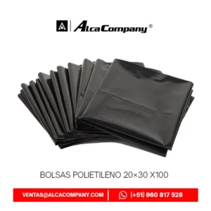 Bolsas de Polietileno 20×30 x100
