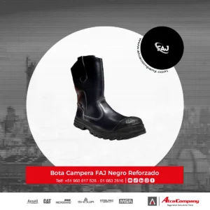 Bota Campera FAJ Negro Reforzado
