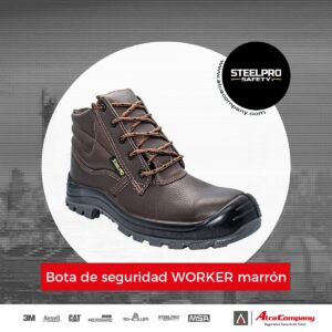 Botín Worker Marrón Steelpro - Perù