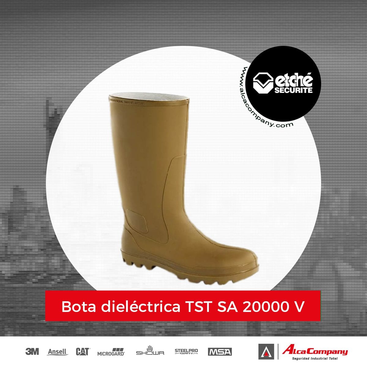 BOTAS DE CAUCHO DIELÉCTRICA 20000V ETCHE PERÚ