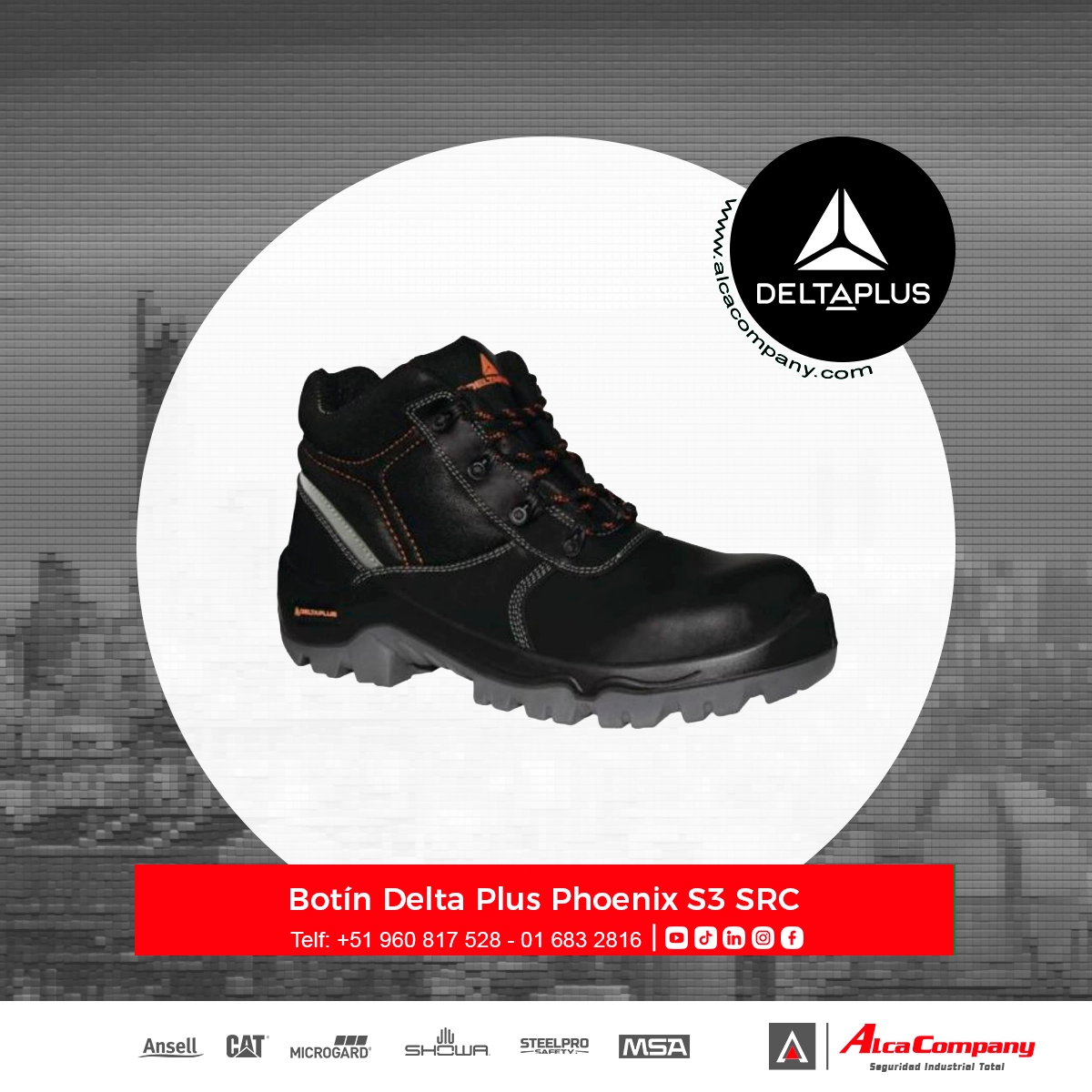 Botín Delta Plus Phoenix S3 SRC