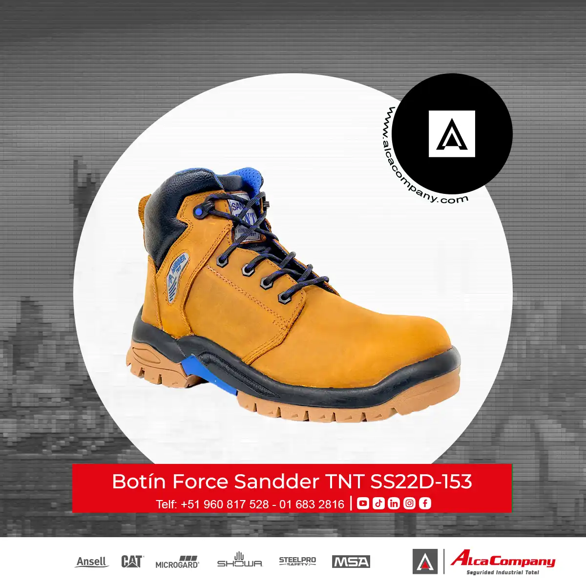 Botín Force Sandder TNT SS22D-153