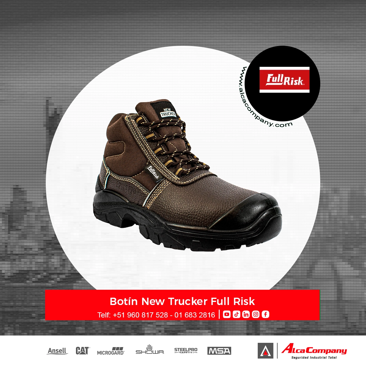 Botín New Trucker Full Risk