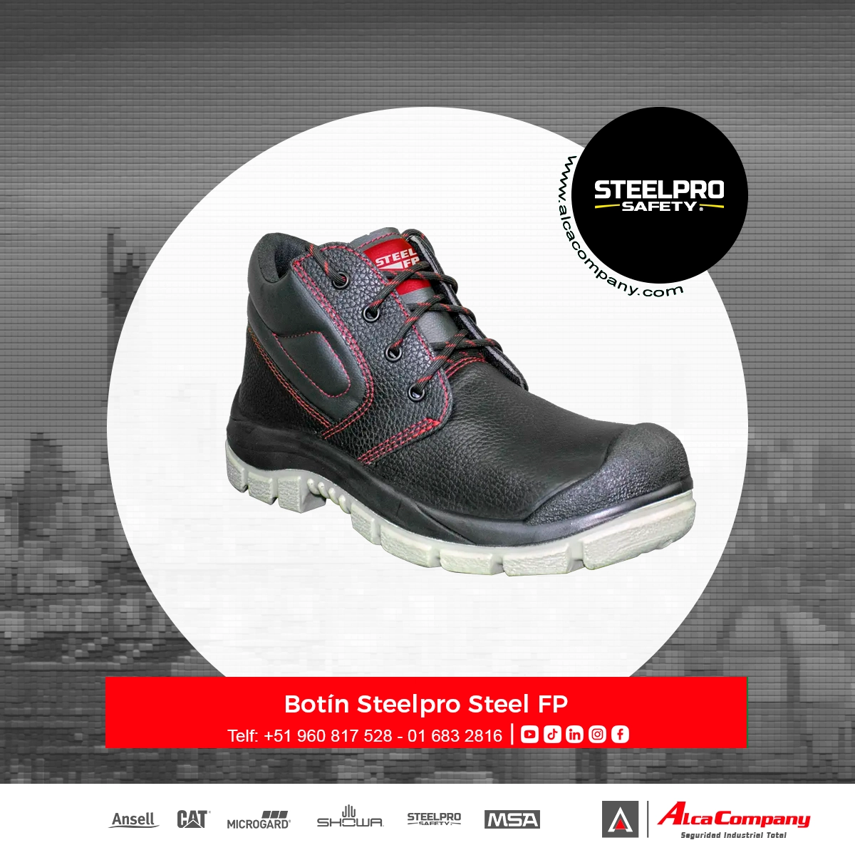 Botín Steelpro Steel FP