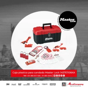 Caja plastica para candado Master Lock 1457E1106KA