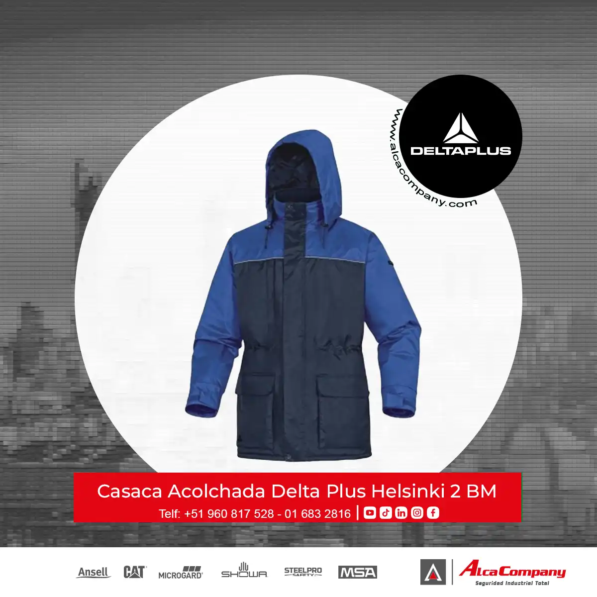 Casaca Acolchada Delta Plus Helsinki 2 BM
