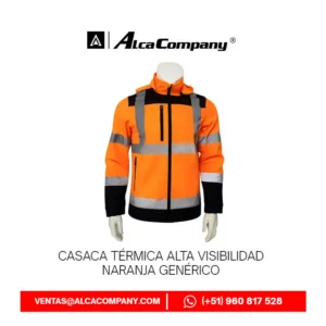 Casaca Térmica Alta Visibilidad Naranja Genérico
