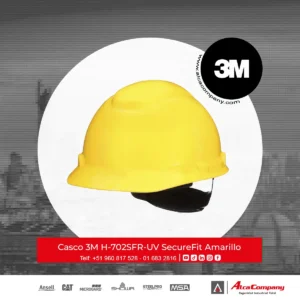 Casco 3M H-702SFR-UV SecureFit Amarillo