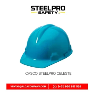 Casco Steelpro Celeste