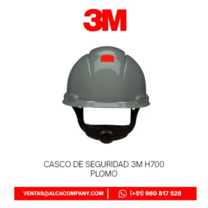Casco de Seguridad 3M H700 Plomo