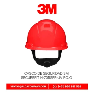 Casco de Seguridad 3M SecureFit H-705SFR-UV Rojo