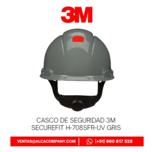 Casco de Seguridad 3M SecureFit H-708SFR-UV Gris