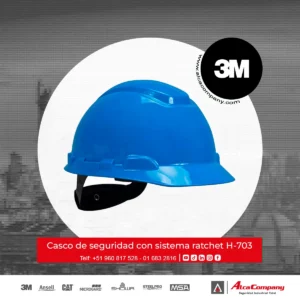 Casco 3M H-703SFR-UV SecureFit Azul