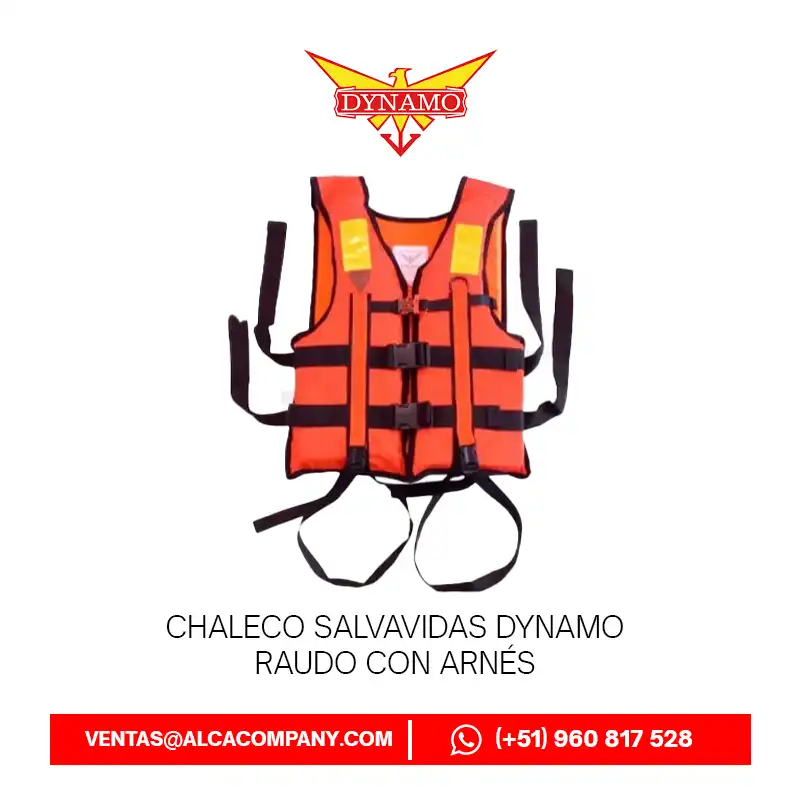 Chaleco Salvavidas Dynamo Raudo con Arnés