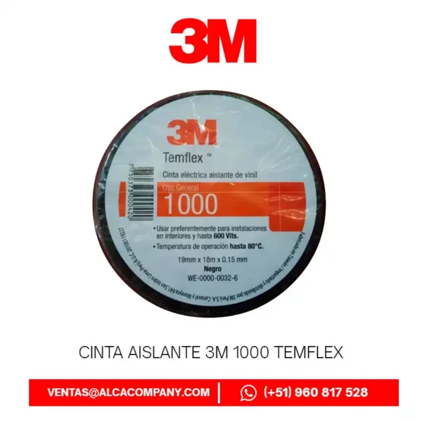 Cinta Aislante 3M 1000 Temflex