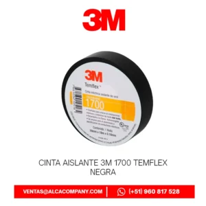 Cinta Aislante 3M 1700 Temflex Negra