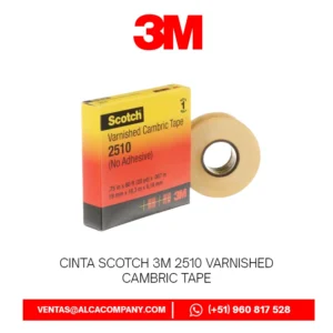 Cinta Scotch 3M 2510 Varnished Cambric Tape