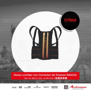 Dorso Lumbar con Corrector de Postura MAICO
