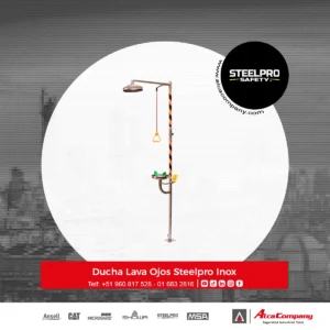 Ducha Lavaojos Steelpro Inox