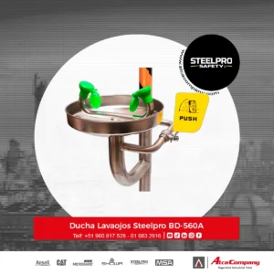 Ducha Lavaojos Steelpro BD-560A