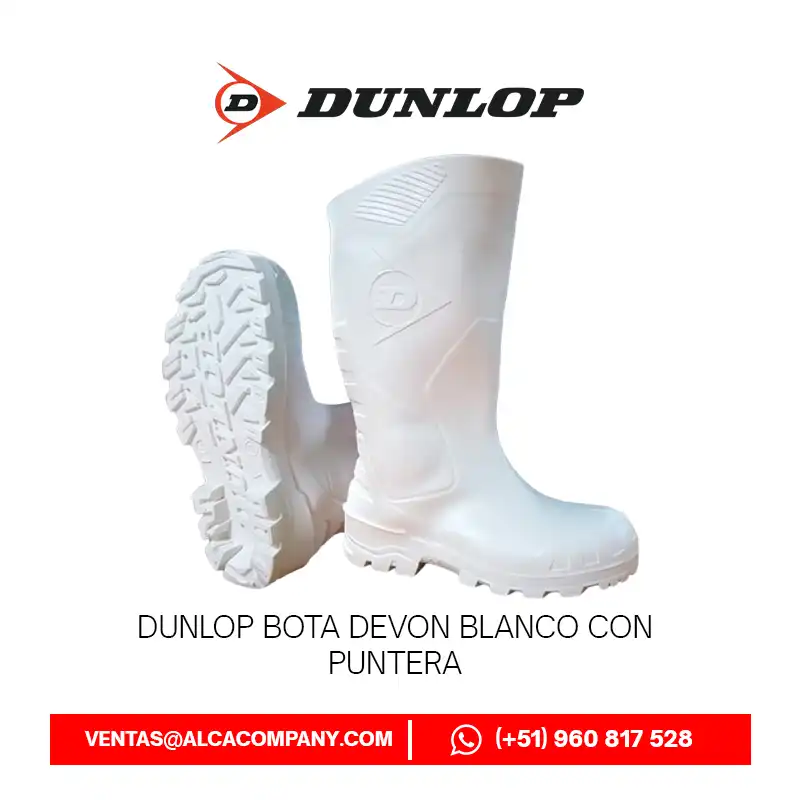 Dunlop Bota Devon Blanco