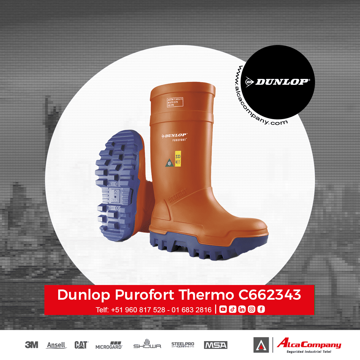 Bota Dunlop Purofort Thermo C662343