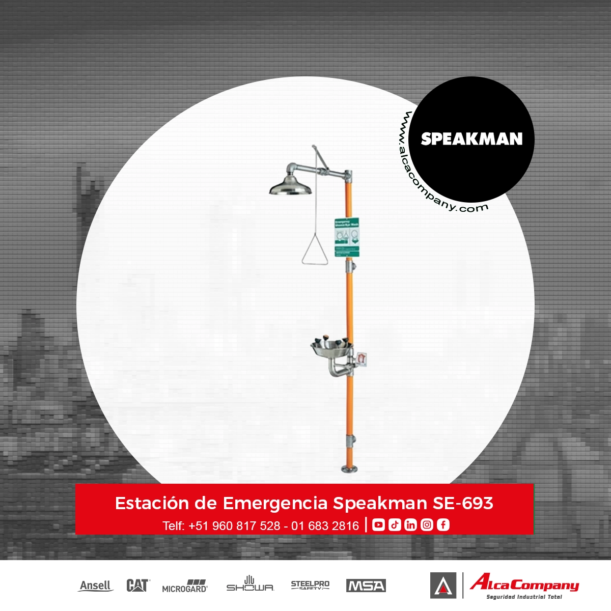 Estación de Emergencia Speakman SE-693