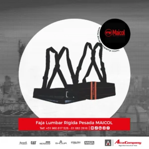 Faja Lumbar Rígida Pesada MAICOL