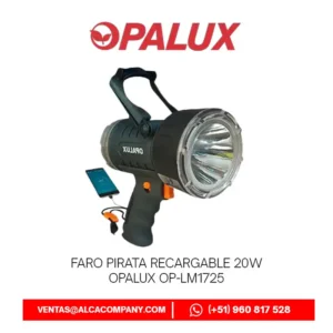Faro Pirata Recargable 20w Opalux OP-LM1725