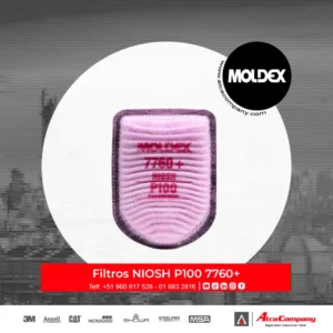 Filtro Moldex 7760+ P100 con Tecnología IonicAir