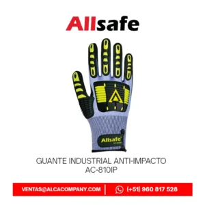 Guante Industrial Anti-Impacto Allsafe AC-810IP