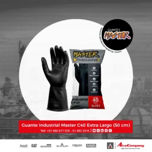 Guante Industrial Master C40 Extra Largo (50 cm)