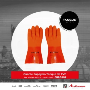 Guante Papayero Tanque de PVC