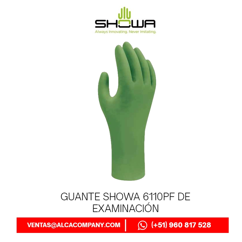 Guante SHOWA 6110PF de Examinación