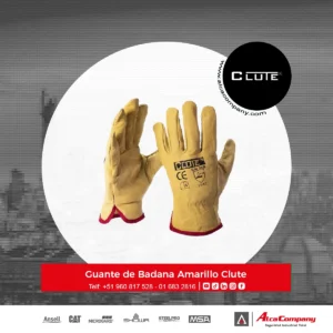 Guante de Badana Amarillo Clute